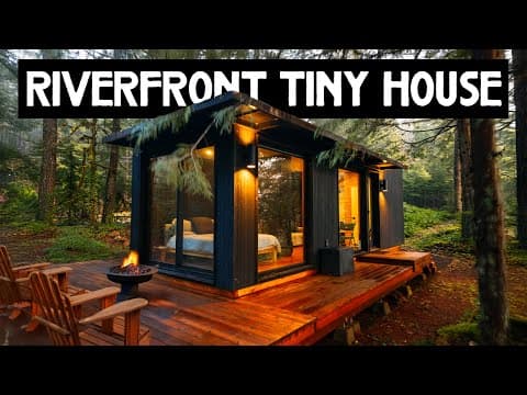 Amazing Prefab Tiny House Along Roaring River! Full Nights Stay!