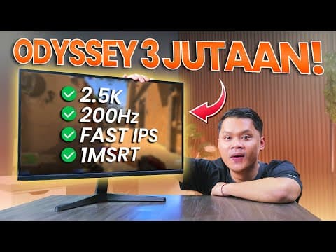 Ketika Samsung "ngalah" Bikin Monitor Gaming "murah" | Samsung Odyssey G5 G53f