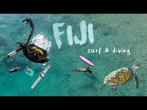 Scuba Diving & Surfing In Fiji 🤿🌊