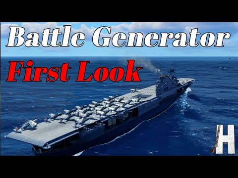 Huge Carrier Battles! | Task Force Admiral | Battle Generator | First Look
