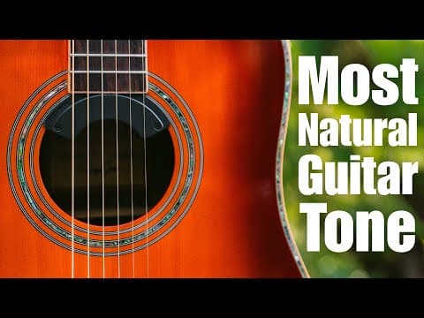 Natural Acoustic Guitar Tone, Easy Install, Built-in Boost! Fishman Fluence Acoustic Pickup
