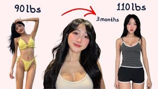 How I Completely Transformed My Body In 3 Months | From "too Skinny" To Dream Body
