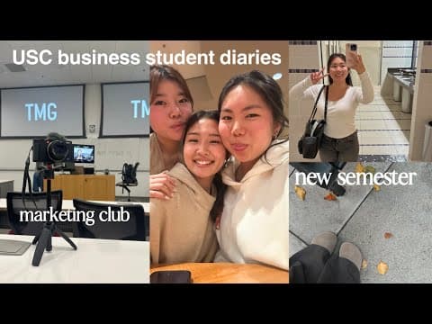 Usc Day In My Life 👩🏻‍💻 Studying Marketing, Healthy Habits, Business Student Diaries