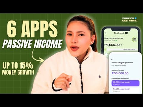 Earn Passive Income From These 6 Mobile Apps Through High-interest Rates📱💸 #teachermarieph