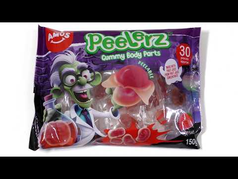 Peelerz Gummy Brain, Finger, Ear, Foot