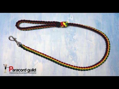 3 Color Kumihimo Dog Leash