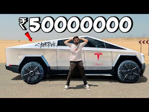 Driving Tesla Cybertruck - यह गाड़ी फ्यूचर से आई है 😱