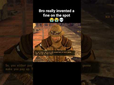 When the NCR starts inventing fines 💀#fallout