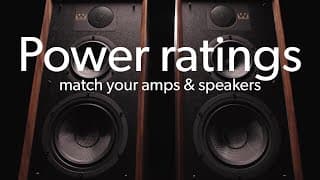 Power: How To Match Speakers And Amps
