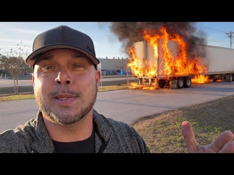 Trucking Does Not Always Go To Plan ￼!! A Lot Of Wasted Time