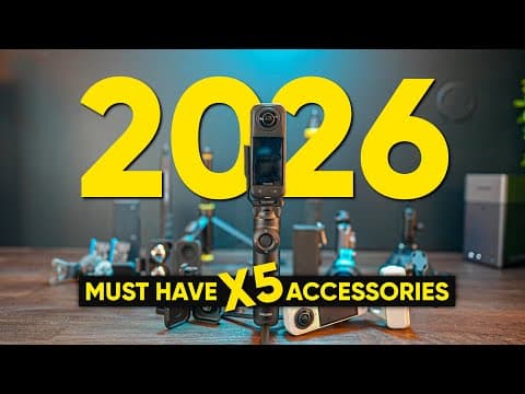 Insta360 X5 - New 2026 Accessories You Should Buy!