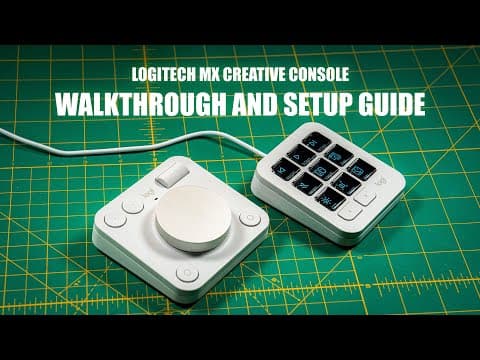 Logitech Mx Creative Console Unboxing, Walkthrough And Set-up Tutorial