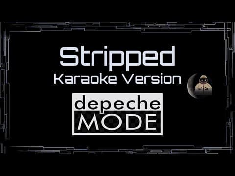 Depeche Mode • Stripped (cc Karaoke / Instrumental) [uvr]