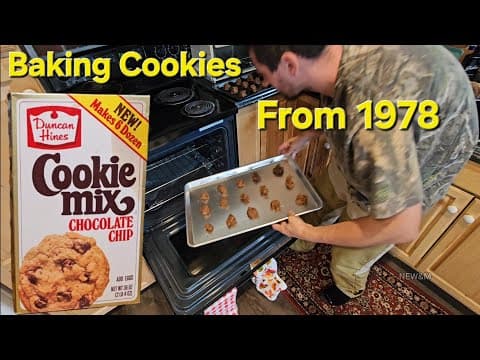 Baking A Box Of 1978 Cookie Dough