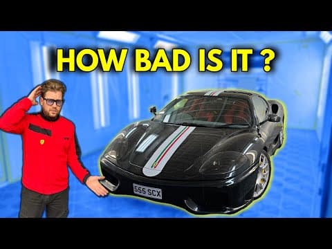 I Took My "ruined" Ferrari To A Professional Body Shop ..... They Were Horrified !