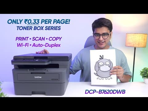 Best & Affordable Laser Printer! Brother Dcp-b7620dwb Toner Box Series Review!