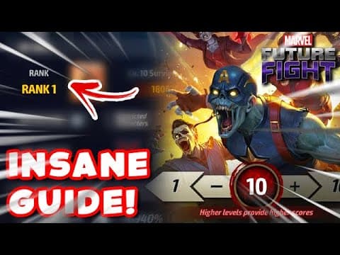 Easy Zombie Survival Max Score!! (f2p Friendly Guide) - Marvel Future Fight