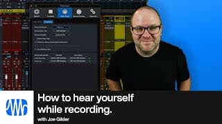 How To Hear Yourself While Recording In Studio One Pro | Presonus