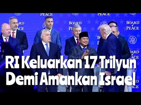 Demi Israel Prabowo Bayar 17trilyun