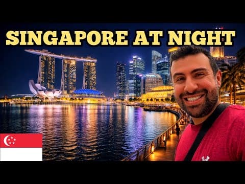Singapore Cbd River Walk | Lau Pa Sat Michelin Food & Marina Bay Sands 🇸🇬