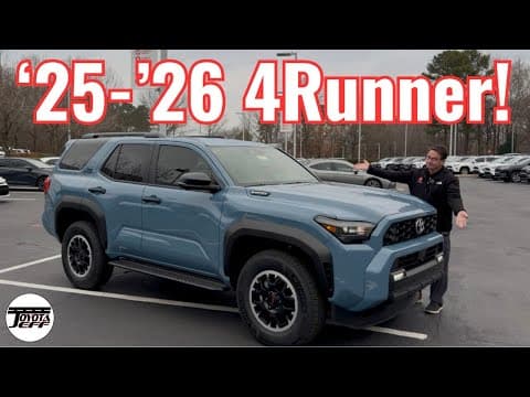 Essential 2026 Toyota 4runner Off-road Features You Need!