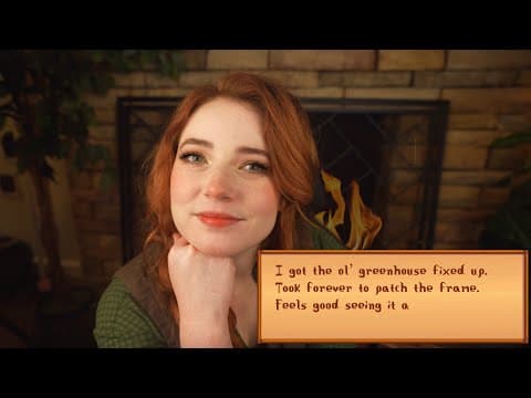 ASMR Leah’s Cabin (Stardew Valley Roleplay)