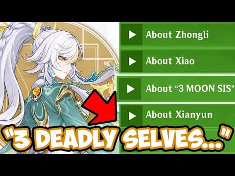 Zibai Talks About Zhongli, Xianyun, Columbina? & Others Genshin Impact 6.3 Luna Iv Liyue Voiceline