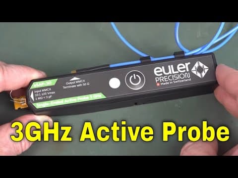 Eevblog 1715 - Euler Precision Esap-30 3ghz Active Probe Review