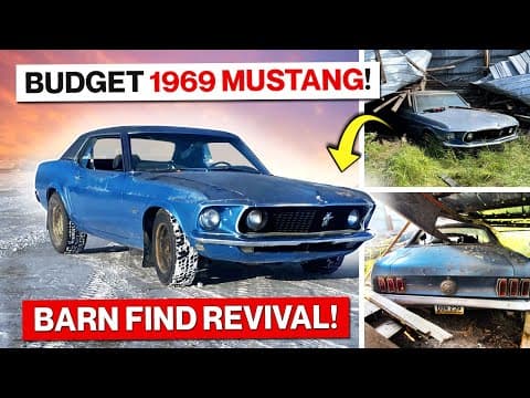 Abandoned For 32 Years! 1969 Mustang! Budget Transformation!