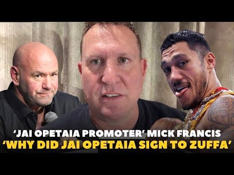 ‘there Is A Reason Why Jai Opetaia Signed To Zuffa Boxing’ Promoter Mick Francis Reveals | Dan White