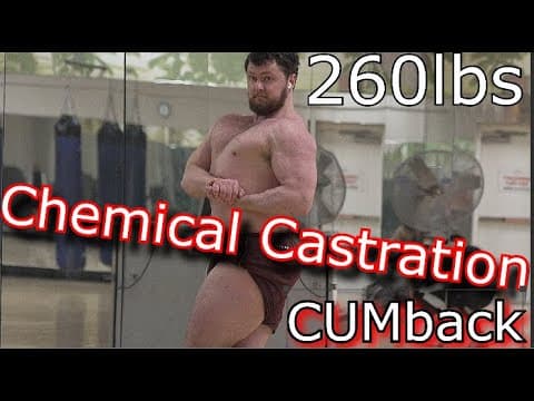 Chemical Castration Bodybuilding Cumback Chest Vlog, Cut Back To 260lbs W/ My Muscle Coming Back!