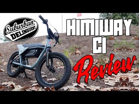 8 Year Old Reviews World's Best Kids E-bike! Presley's World: Himiway C1 Review