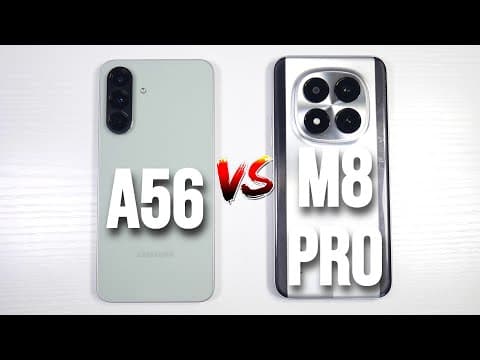 Samsung Galaxy A56 Vs Poco M8 Pro (speed Test, Camera Comparison, Speakers & Pubg