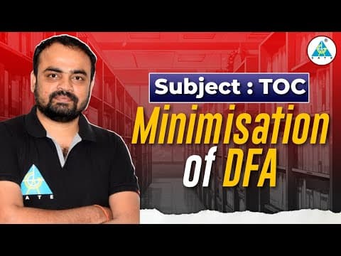 Minimisation Of Dfa
