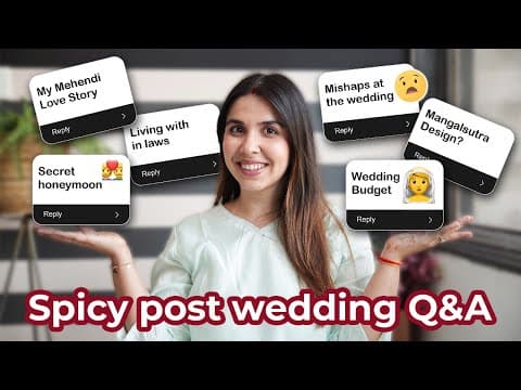 Post Wedding Q&a😍🫣 Wedding Budget, Mishaps | Heli Ved