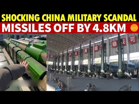 Shocking China Military Scandal: Missiles Off By 4.8km, Propellant Full Of Contaminants