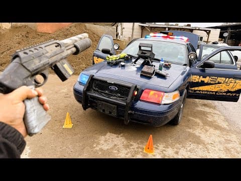 Searching An Abandoned Police Car! Look What The Cops Left Behind!