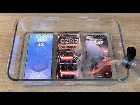 Iphone 17 Pro Max Vs Samsung S25 Ultra Vs Iphone 16 Max - Sparkling Water Freeze Test! Omg!