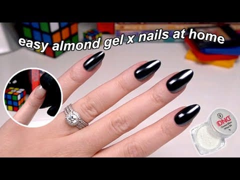 Easy Diy Almond X Nails At Home | The Beauty Vault