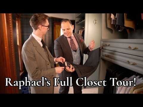 Finally! Sven Raphael Schneider's Full Closet Tour - 367sqft / 34m² Of Men's Style!