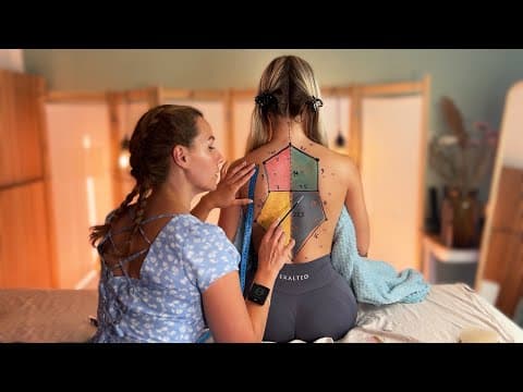 Asmr Perfectionist Back Measuring, Tracing & Colorful Drawing To Fall Asleep | Real Person Asmr