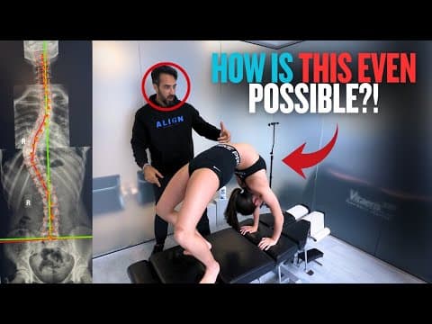 Extreme Chiropractic Adjustment For Teen Dancer With Scoliosis