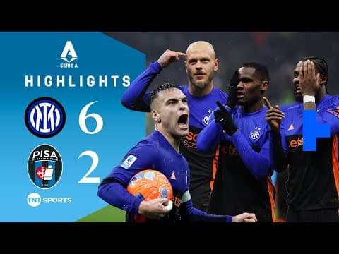 Inter Score Six & Complete Comeback! 🤯 | Inter 6-2 Pisa | Serie A Highlights
