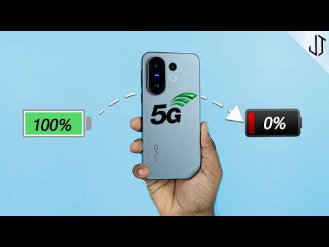 Vivo X200 Fe 100 To 0% Battery Drain Test Using 5g - Shocking Results!