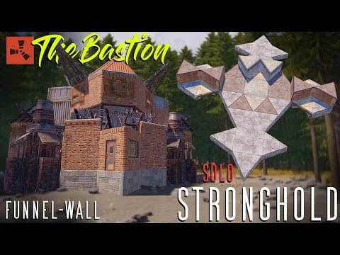 Rust - The Bastion - Cheap/strong Rust Solo Base Design