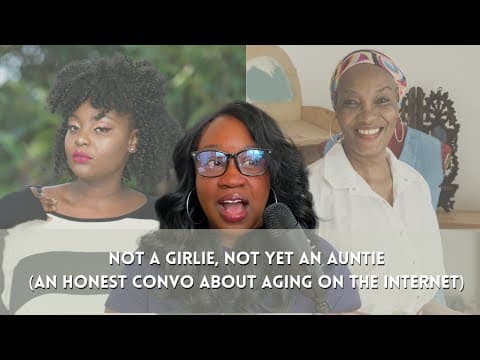 Not A Girlie, Not Yet An Auntie (an Honest Convo About Aging On The Internet)