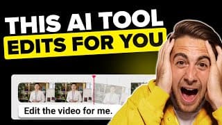 How To Edit Youtube Videos Like A Pro Using Ai In 2026 (free Editing Software For Beginners)