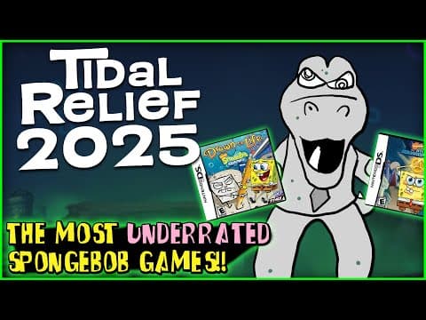 The Most Underrated Spongebob Games- Tidal Relief 2025 Charity Stream Ft. @reecee @ridersdx