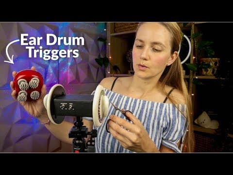 Asmr 3d Deep Ear Attention & Ear Drum Triggers ✨👂✨