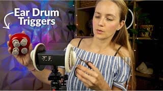 Asmr 3d Deep Ear Attention & Ear Drum Triggers ✨👂✨